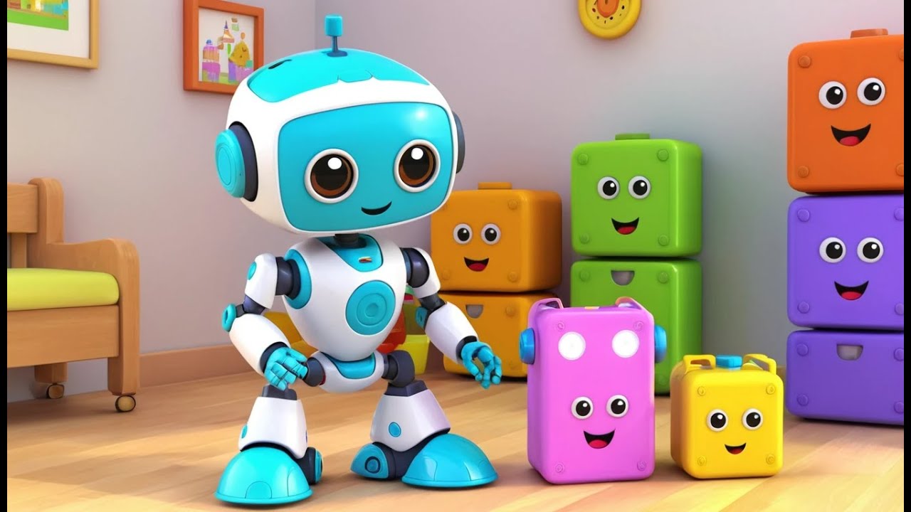 Baby Robot Lost His Battery 🤖🔋 | 3D Animated Nursery Rhyme for Kids ...