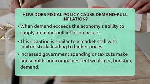 How Does Fiscal Policy Cause Demand-pull Inflation? - Inflation Insight Channel