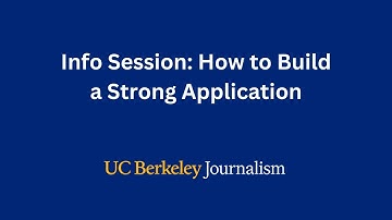Info Session: How to Build a Strong Application