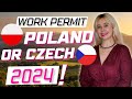 Which country chose for work poland or czech