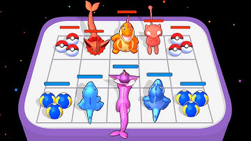 POKEMON EVOLUTION ⚡🐾 Evolve Cute Magical Pets & Challenge Gyms | Merge Master Gameplay Walkthrough