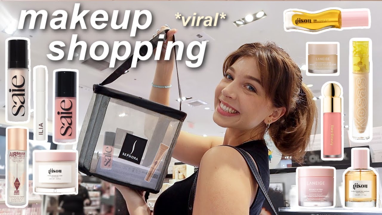 let's go makeup shopping for viral high-end products