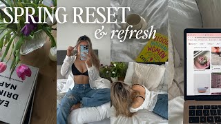 spring reset & refresh 2023  | goal planning, spring clean, groceries, new home decor