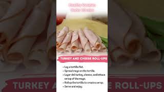 Turkey 🍗🍗 and Cheese Roll Ups - Made under 10 Mins