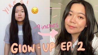 A Haircut is So Important... Cutting off 9 inches! I want to Glow Up Diaries ep 2 with TIJN Eyewear