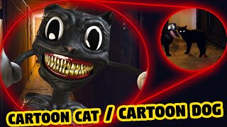 CAUGHT CARTOON CAT & CARTOON DOG IN REAL LIFE YOU WONT BELIEVE WHAT THEY DID TO MY CAMERA