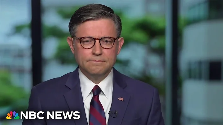 'Turn the rhetoric down:' House Speaker Johnson calls for peace after Trump shooting