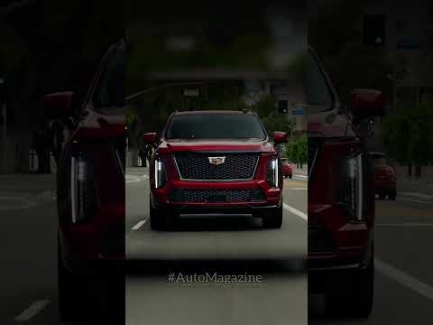 بالاحمر الناري تظهر كاديلاك اسكاليد 2025 فيس ليفت   سيارات المشاهير اكسبلور