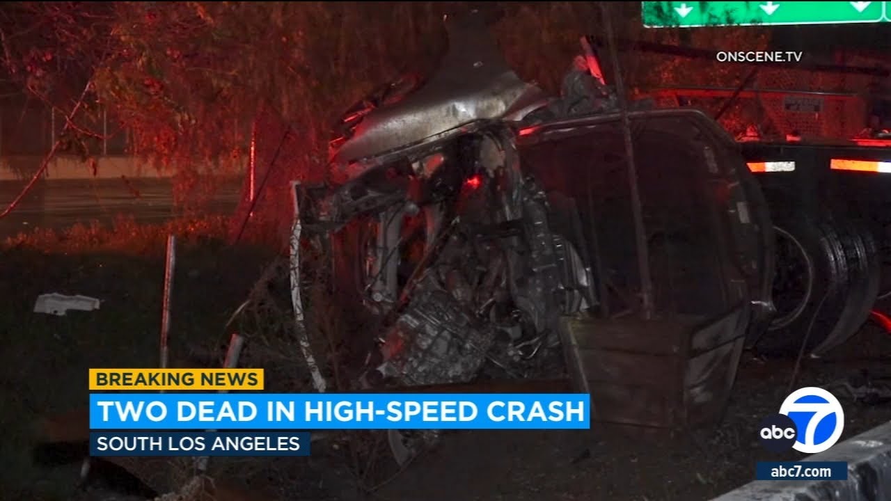2 Killed In High speed Crash On 105 Freeway In South LA YouTube 2-killed-in-high-speed-crash-on-105-freeway-in-south-la-youtube