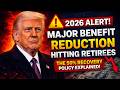 2026 Social Security Shock: 50% Clawback Rule Cutting Retiree Checks