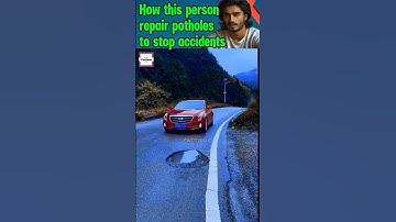 repair potholes to prevent accidents #potholes #roadtrip #youtubeshorts #shorts