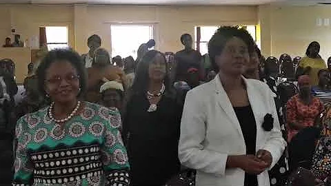 Ndawonye Christ worshippers at Divine Healing Ministries International.