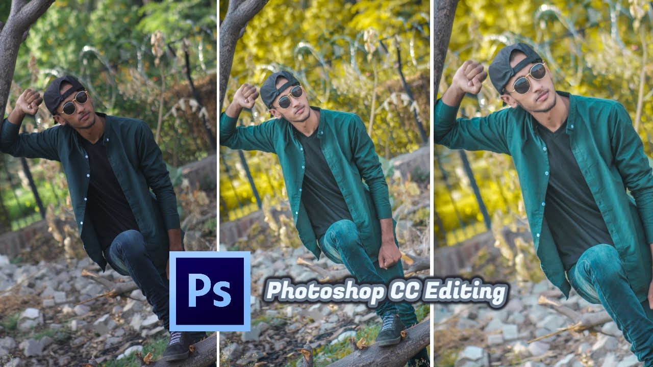 HOW to edit OUTDOOR photo in photoshop CC / high end editing / face retouching / face whitening