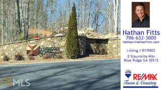 Land/Lot For Sale - 0 Staurolite Mtn, Blue Ridge, GA