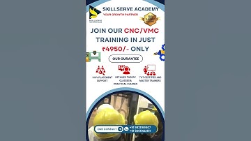 Get hands-on CNC/VMC training with 100% placement support and NSDC certification!