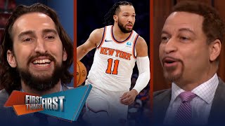 Knicks beat Pacers in Game 1, Is Jalen Brunson a superstar? | NBA | FIRST THINGS FIRST