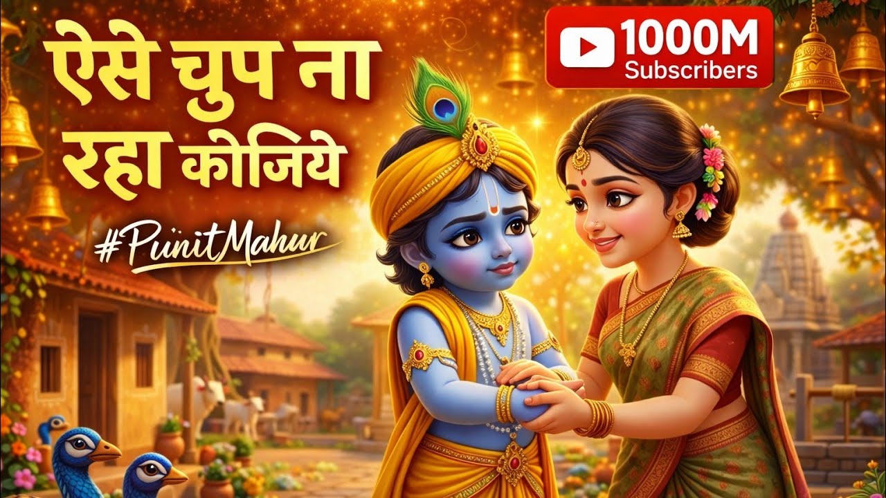 ऐसे चुप ना रहा कीजिए, राधे राधे कहा कीजिए Cute Kids Bhakti Song | Radha Krishna #punitmahur #bhakti