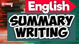 Score 15/15 easily in Summary Writing SPM English Paper 2 l Answering Technique To Write a Summary