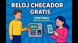 Reloj checador Gratuito CONTPAQi® Colabora en Nóminas y Personia screenshot 5