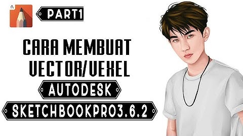 Tutorial Cartoon ( Vector ×Vexel ) in AUTODESK SKETCHBOOK PRO #part1 Line, Eyes, Lips.