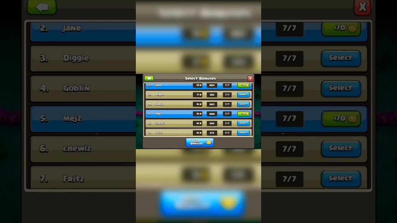 CLAN WAR LEAGUE/NOVEMBER22/CLASH OF CLANS 