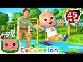 Jjs play outside song  old macdonald  more cocomelon nursery rhymes  kids songs