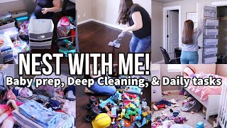 NEST WITH ME! DEEP CLEANING 2023 | ORGANIZE, DECLUTTER, SPEED CLEAN MOTIVATION
