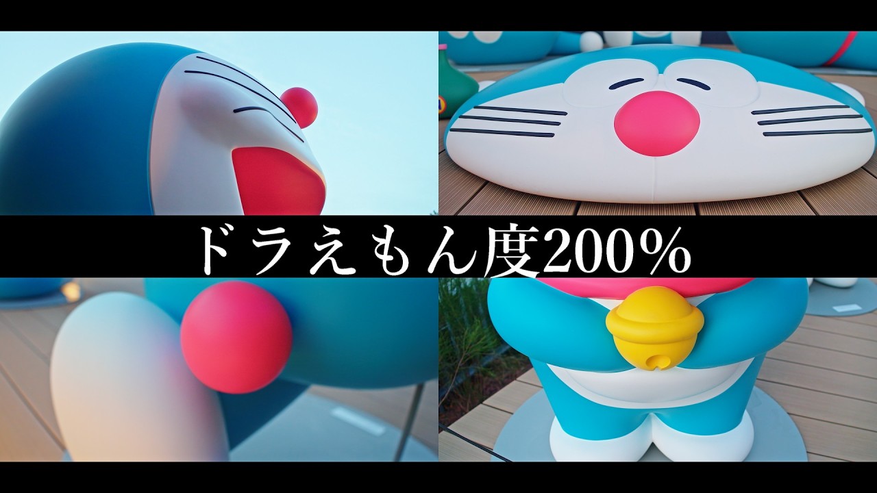 100% Doraemon & Friends in Tokyo - Odaiba Tour - YouTube