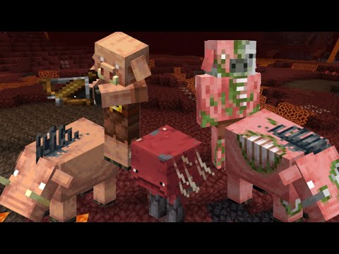 Minecraft All Nether Mobs