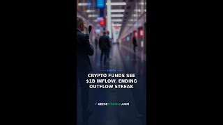 Crypto funds see $1B inflow, ending outflow streak
