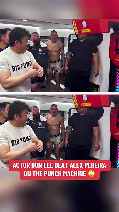 Download lagu South Korean movie star Don Lee 👊 Alex Pereira on the punch machine 👊 (via donlee/IG)