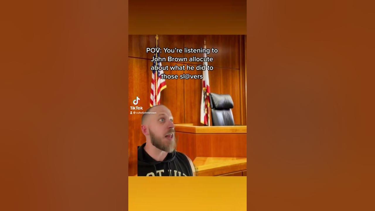 John Brown did nothing wrong