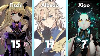 Genshin Impact Characters' Ages from Youngest to Oldest (2021)