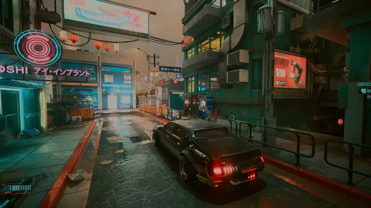 OC] Panopticon Overview - Animated cyberpunk city for ultrawide