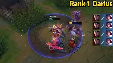 Rank 1 Darius: He Completely Broke This Fiora’s Ego with Darius!