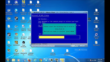 How to install Windows 2.03 on VMWare Player