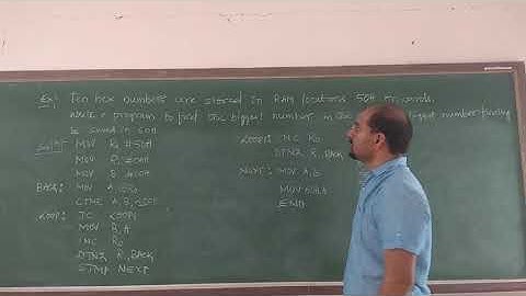 Microcontroller - 18EC46 - Module 2 - Program 1 - Part 1