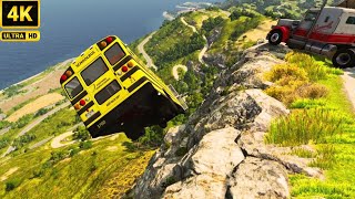 vehicles vs falling from cliff part #2 beamng drive #crash #beamngdrive #gameplay #gaming
