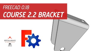 FreeCAD Course 2: Fixed Castor | 2.2 Bracket (FreeCAD Bracket Tutorial)