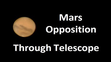 Mars Opposition Through Telescope I Skymax 127 -  Astronomy, Astrophotography, Space