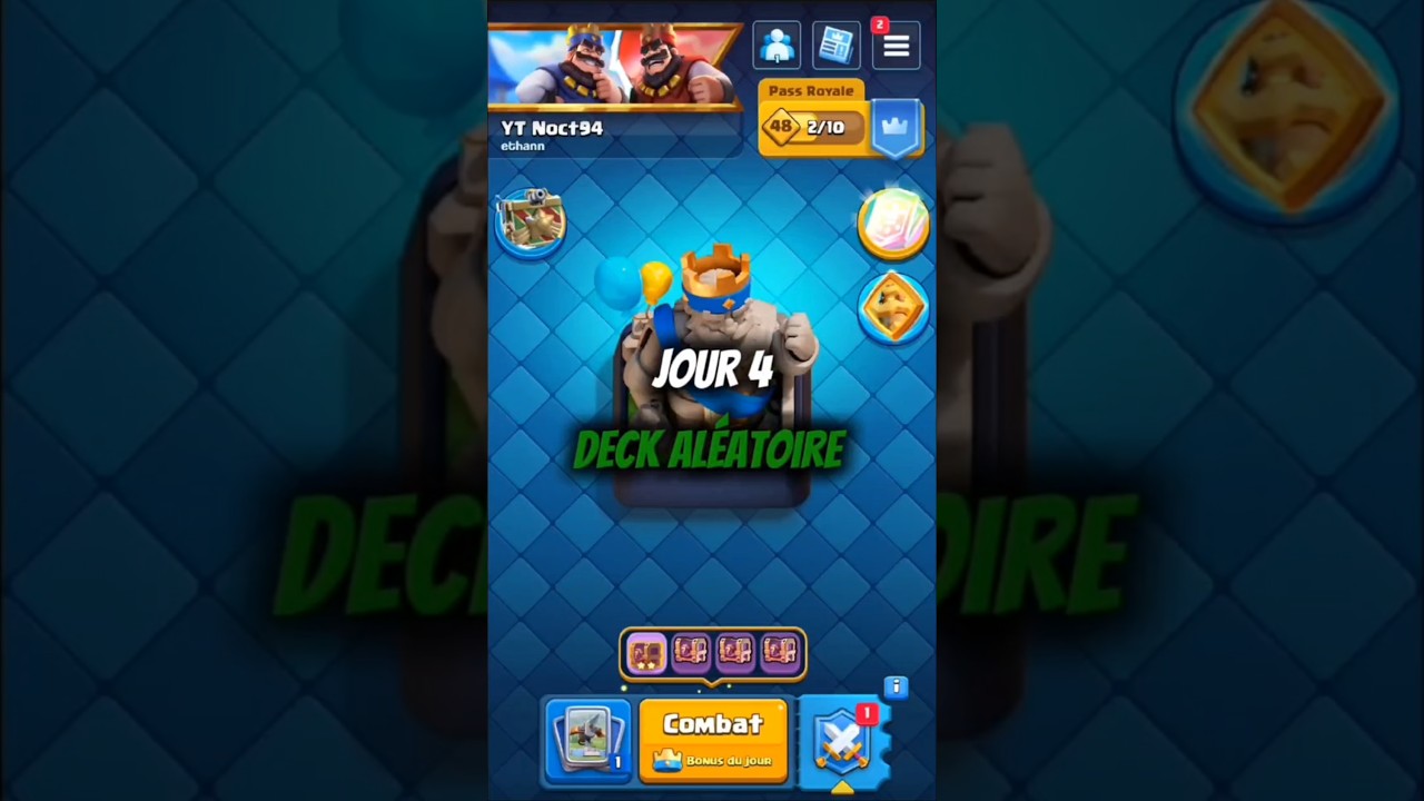 J4 deck aléatoire (carte de feu)