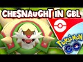 Chesnaught in GO Battle League is a must have for Pokémon GO || Shadow Mawile + Chesnaught combo