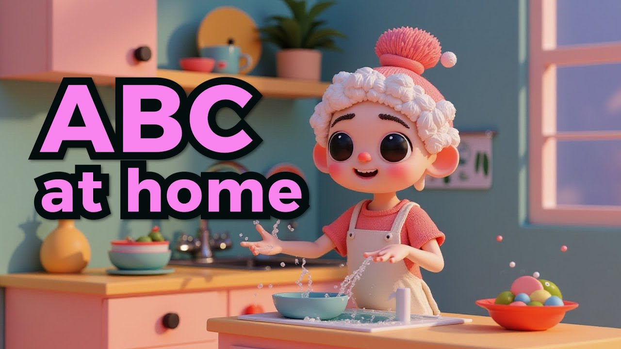 🏡 Let’s learn the alphabet in the comfort of home!