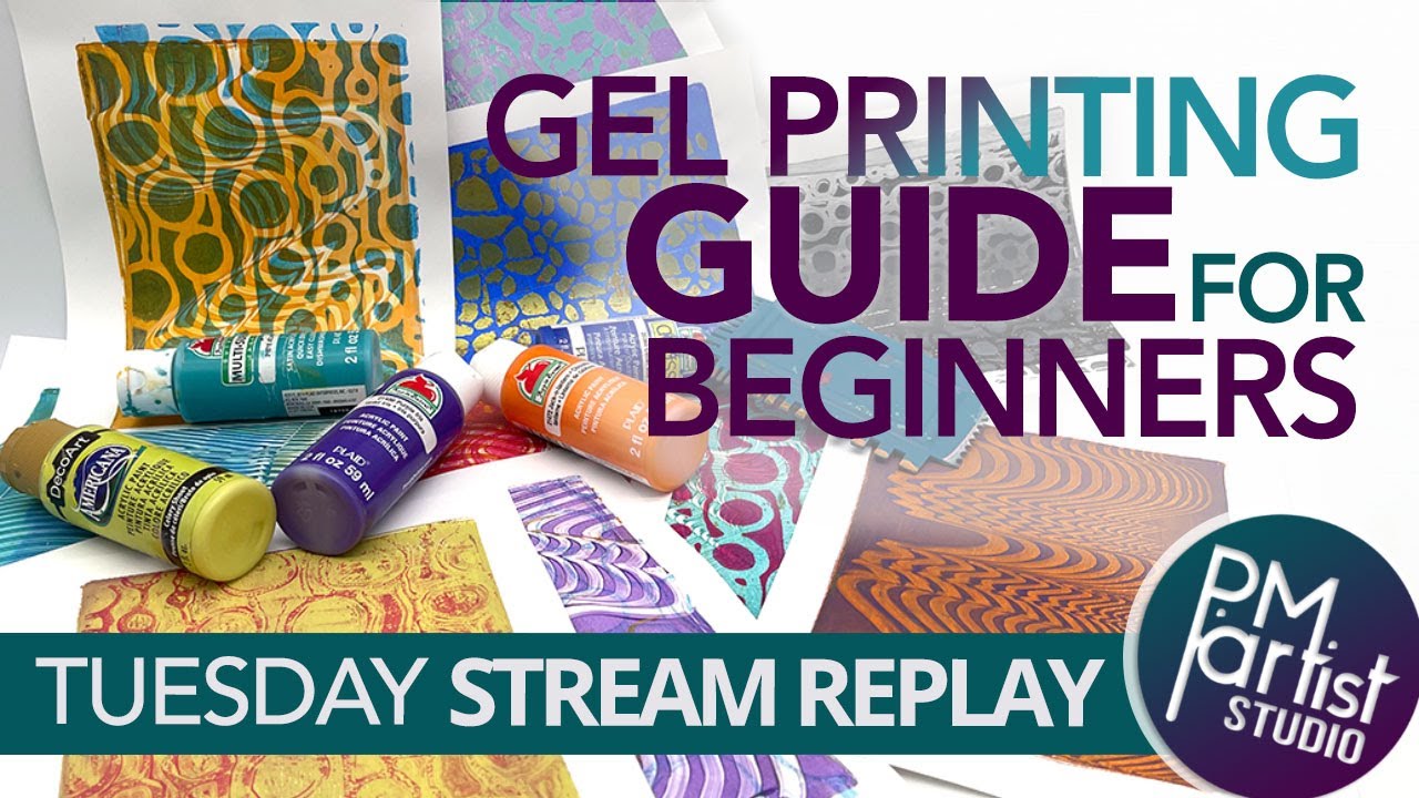 How to Gelli Print on Tissue Paper - Hop-A-Long Studio