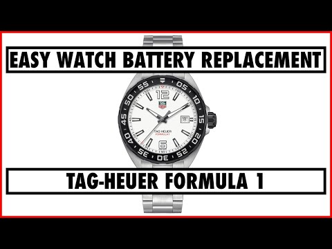 TAG-HEUER FORMULA 1 - EASY WATCH BATTERY REPLACEMENT