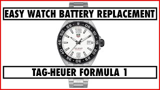 TAG-HEUER FORMULA 1 - EASY WATCH BATTERY REPLACEMENT