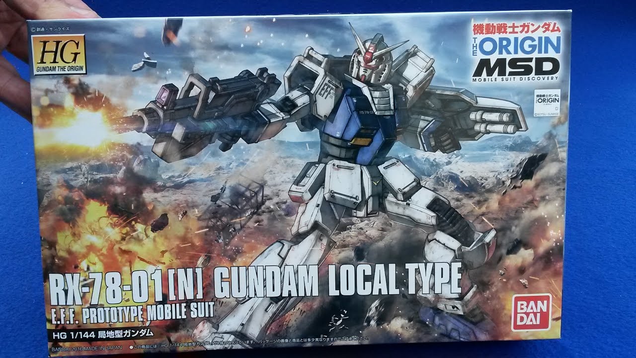 Gundam Rx 78 01 Local Type Part 1 Gundam The Origin Msd Youtube