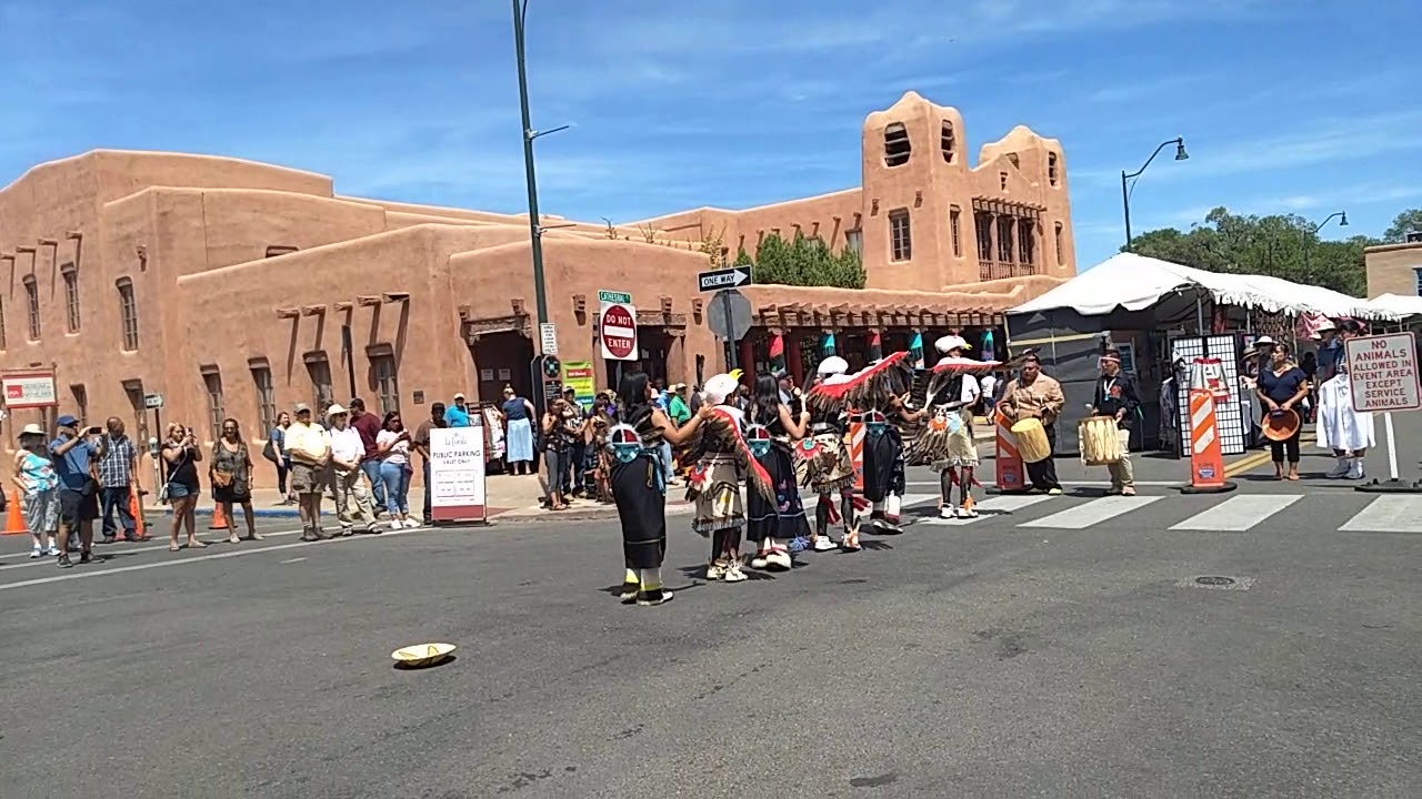Santa Fe Indian Market 2019 - Native American Dancing, Clip 2