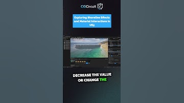 Ocean Waves in UE5: Shoreline Effects & Material Tips - # Tip 5 #cgcircuit #gamedev #unrealengine