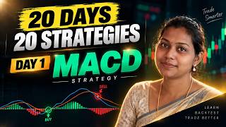 20 Days 20 Strategies – Day 1 | MACD Strategy for Intraday Trading